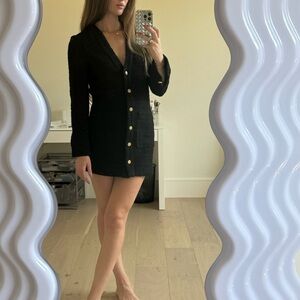 Zara Tweed Jacket Mini Dress